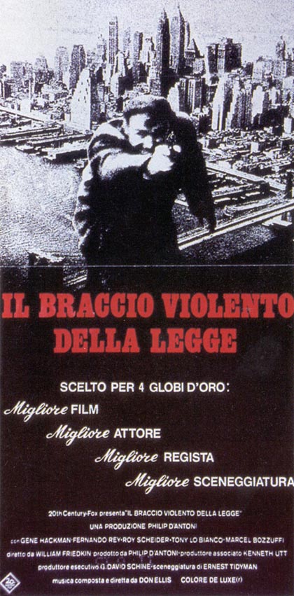 CINEMA AL CASTELLO: IL BRACCIO VIOLENTO DELLA LEGGE